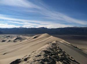 The stunning Eureka Dunes of Death Valley